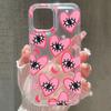 Clear Soft Phone Case For iPhone 17 Air 16E 14 15 16 Pro Max Case iPhone 13 11 12 Pro Max 7 8 Plus SE2 Shockproof Eyes Cover