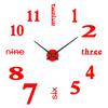 3d Modern Wall Clock Mirror Sticker Acrylic Number Clocks For Home Decoration