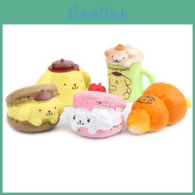 Resin Food Miniature With Cartoon Pompompurin Pudding For Collectors Gift