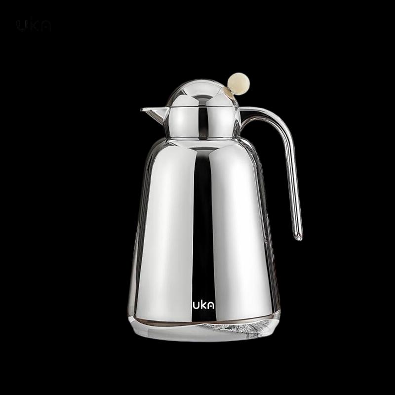 UKA Glass Lined Insulated Thermos Flask with LED Display