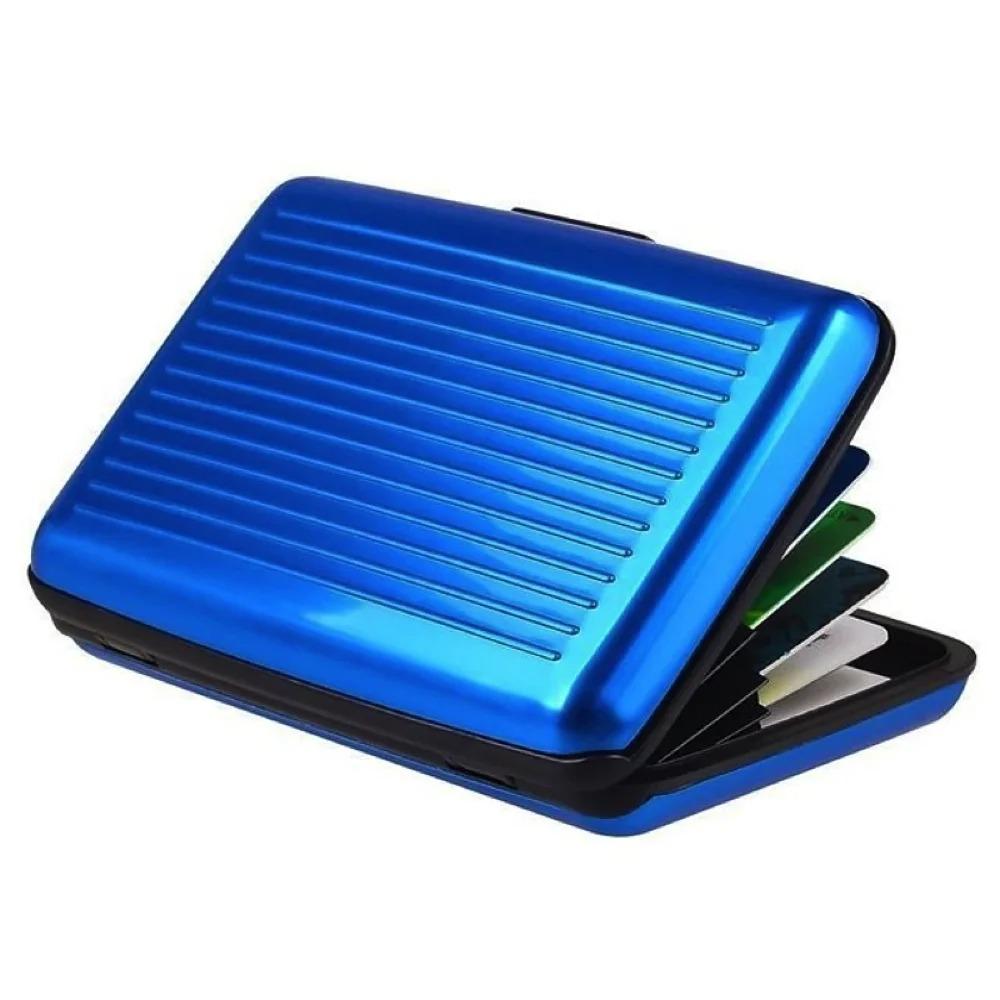 Credit Cards Holder ID Card Case Aluminum Metal Waterproof Bank Card Protection Holder Case Men Women Wallets