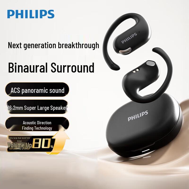 

Philips TAT2739 Wireless Ear-hook Sports Bluetooth Headset