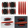 Reflective Carbon Fiber Car Door Handle Protector Strip