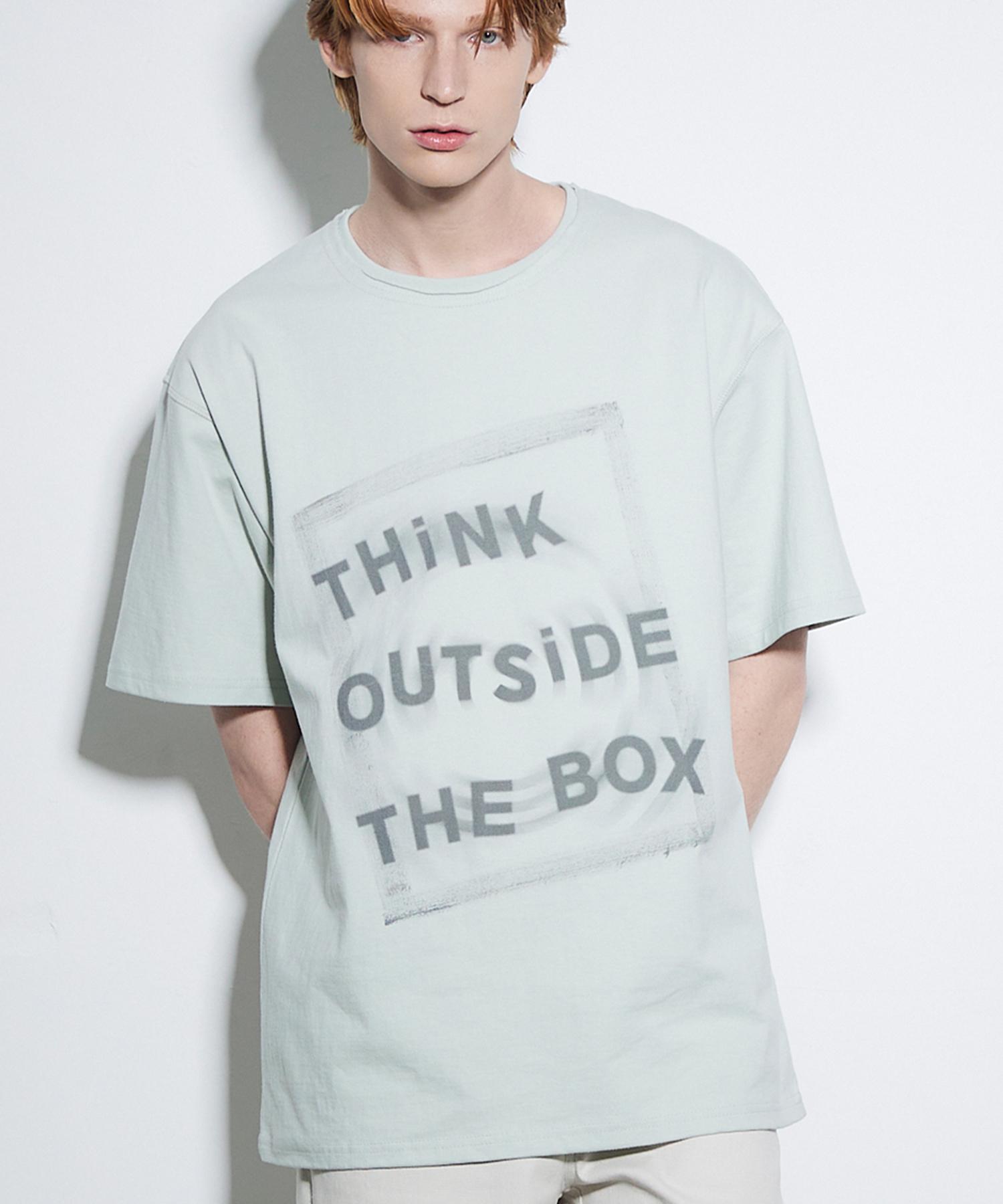 Episode Untitled Hand Painting T-Shirt_Mint Mint/2