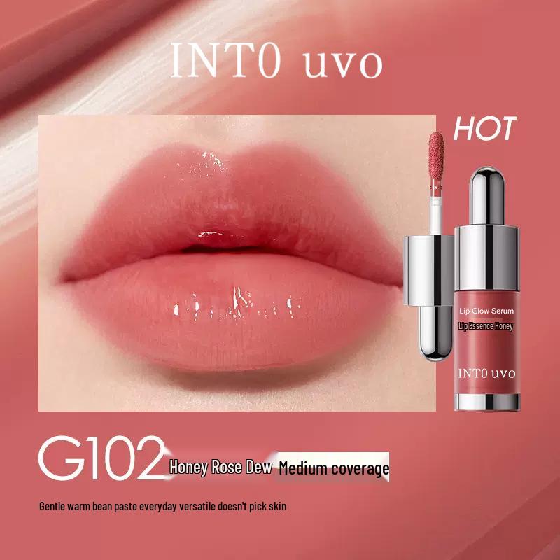 

INTO UVO Эссенция для губ: Увлажняющий, стойкий оттеночный блеск для пухлых, гладких губ 3g