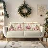 Christmas Themed Pillow Covers: Tree, Snowman, Santa, and Truck Designs Sofa Room Cushion Cover Home Decoration New Year Gift