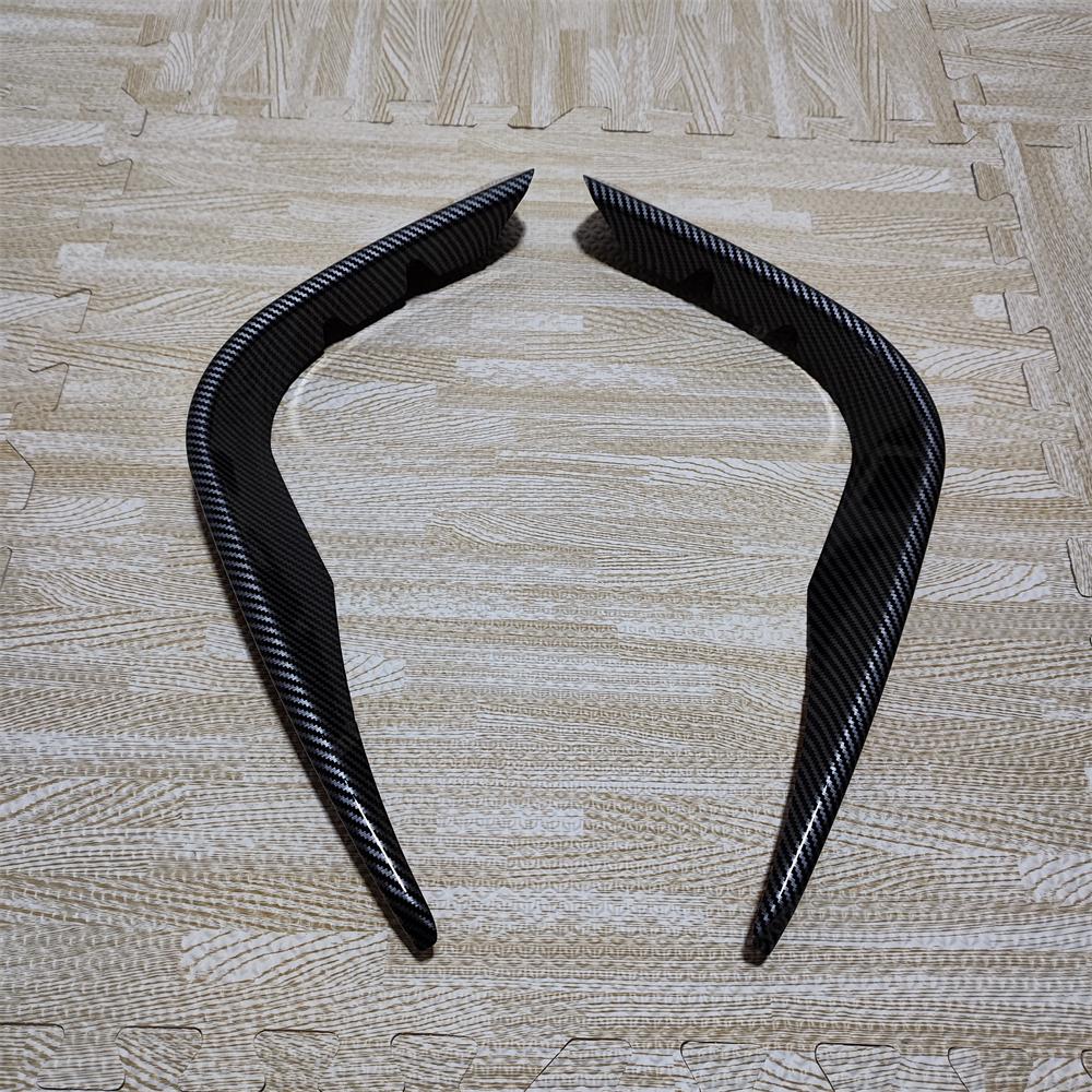 For Mercedes Benz GLC Class X253 GLC260 300 GLC43 AMG 2016-2019 Front Bumper Splitter Spoiler Fog Light Trim Wind Knife Bodykits