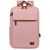 JYL Laptop bag,Business Backpack Simple Solid USB Large Travel Laptop Bag