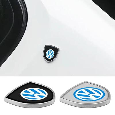 1 Stück 3D Metall Auto Emblem Heckklappe Seitenfenster Karosserie Aufkleber für Volkswagen VW Golf 4 7 MK3 4 7 Touran Polo Passat Zubehör