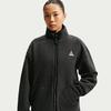 Unisex Nike ACG Fleece Tops Men's Black Stand Collar Moderate