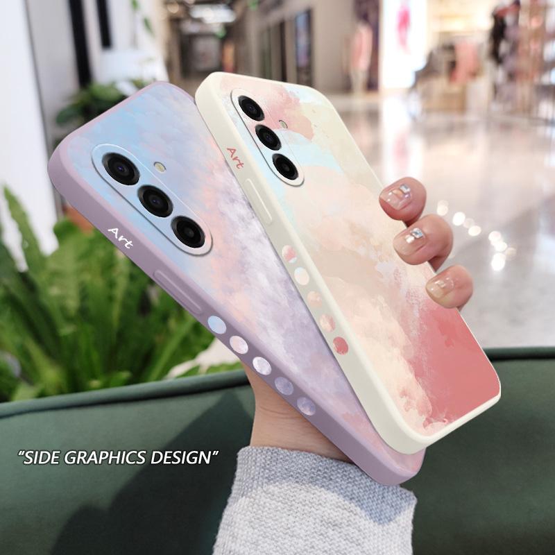 Artistic Patterns Phone Case For Samsung Galaxy A37 A57 Liquid Silicone Cover