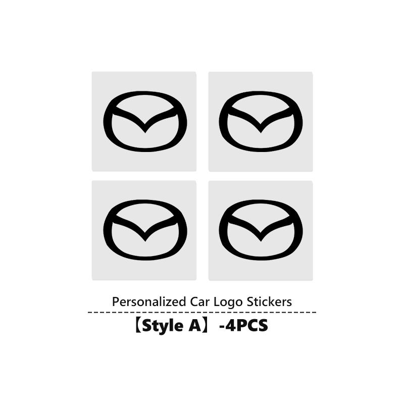 Car Interior Badge Stickers Phone Key Decoration Decal For Mazda 3 6 CX5 2 CX3 CX9 MX5 RX8 Axela Demio Atenza MS vf2