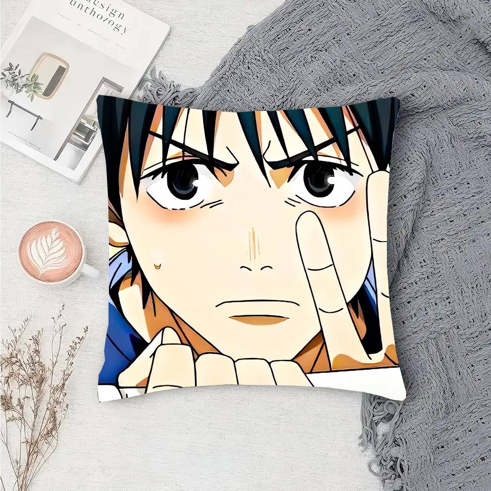 Yuta Okkotsu Animation Jujutsu Kaisen Pillow Case Fashion Square Pillowcase Bedroom Sofa Room Ins Decoration Leisure