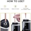 Automatic Electric Pencil Sharpener Fast Desktop Sharpener for 6-8mm Pencils School Office Home Use Quiet Motor Safety Guard