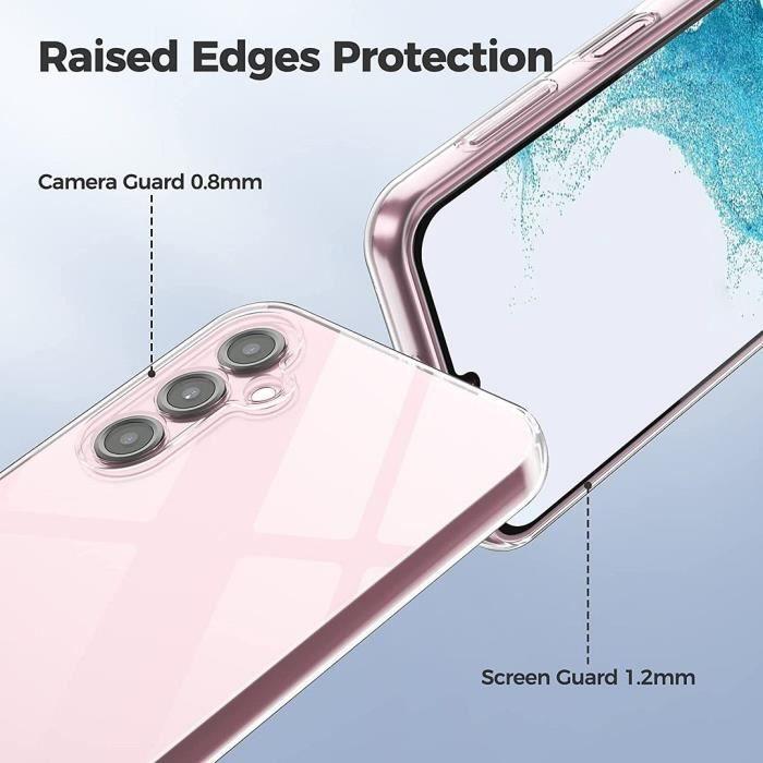 Coque de protection - BOOLING - Samsung Galaxy A24 - Souple - Antichoc - Transparent