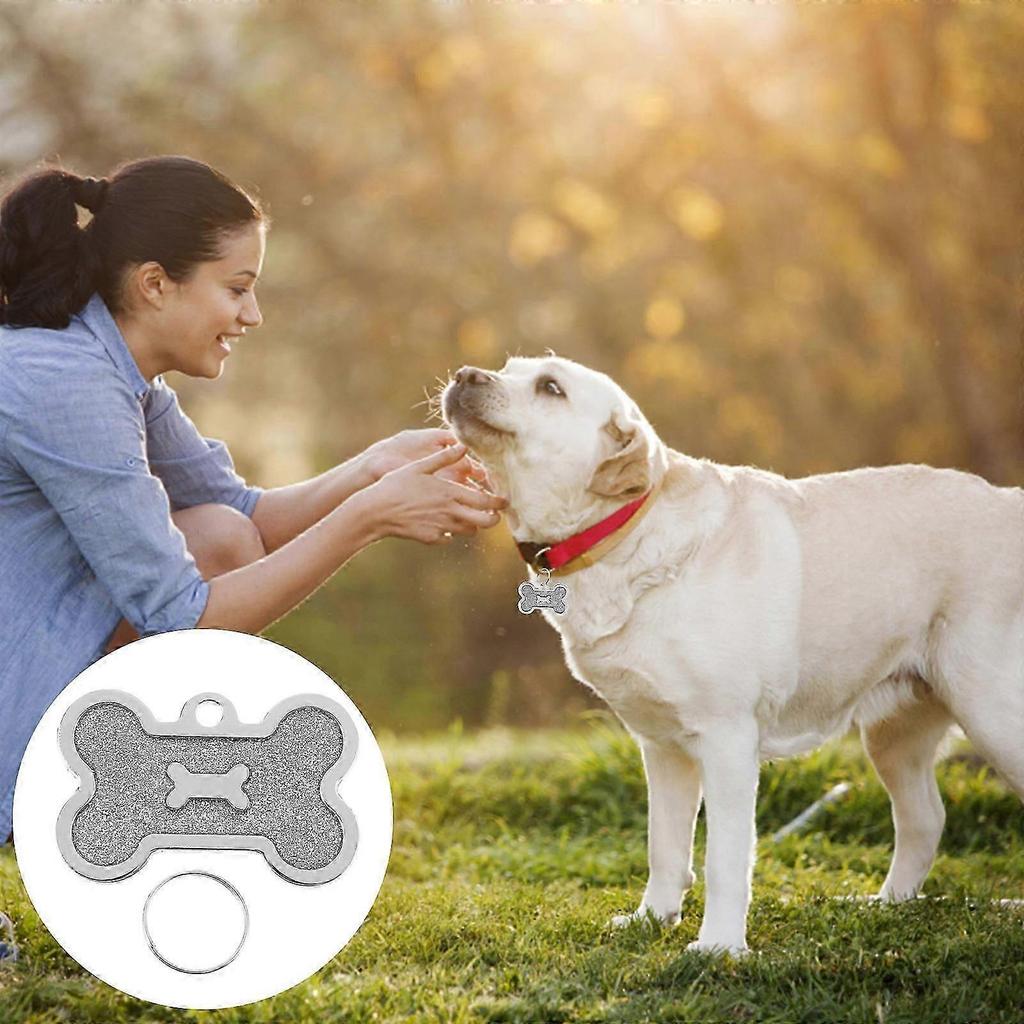 Durable Bone-Shaped Pet ID Tags, 32Pcs for Dogs