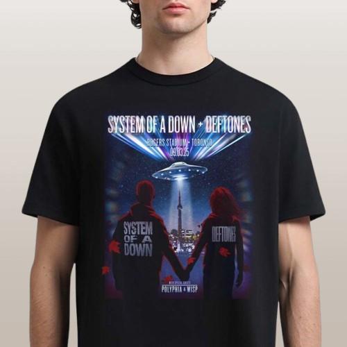 

Soad X Deftones In TorontoRogers Stadium On September 3 2025 Unisex T-Shirt Unisex T-Shirt S