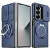 Case for Samsung Galaxy Z Fold 8 Ultra 7 6, Heavy Duty Case with Slide Camera Cover, 360° Rotatable Stand & Magnetic Car Mount