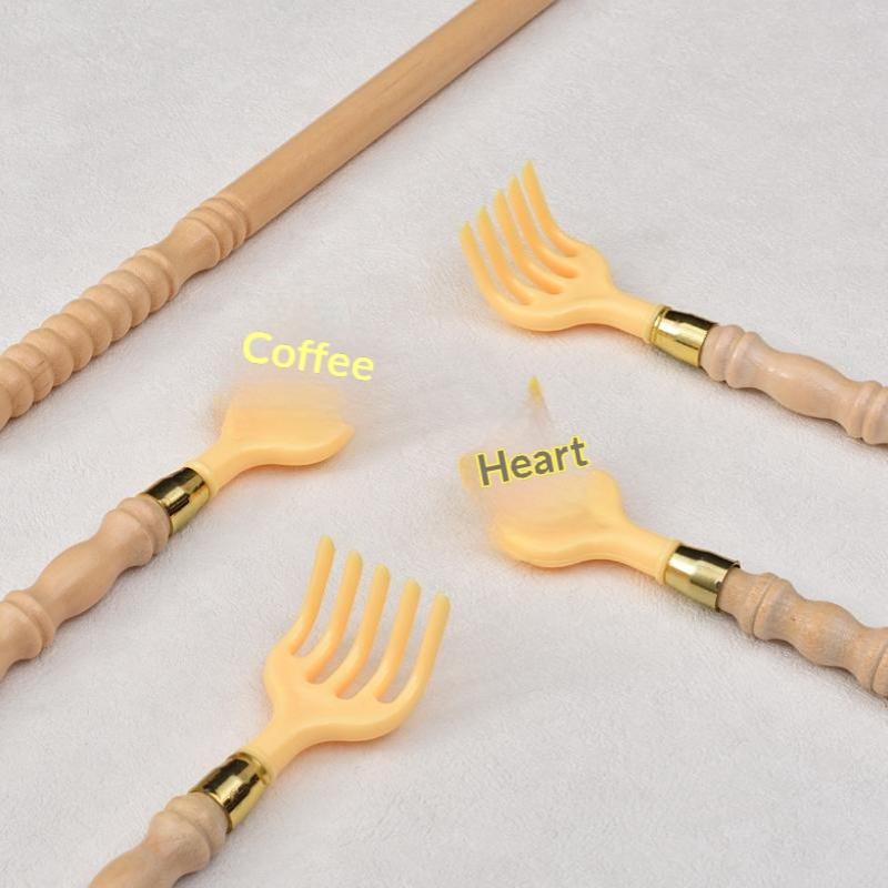 Long Handle Wooden Back Scratcher Massager Back Rake Household Wooden Body Massage Health Products
