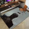 1pc Fire and Blood Office Carpet Chair Mats, Home Decor Mat Fantasy Theme Mat Durable Mat, Dragon Decor,Suitable for Fantasy Theme Lovers