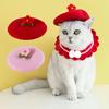 Pet Headgear Fine Workmanship Lovely Elegant Soft Adorable Dress Up Wool Cute