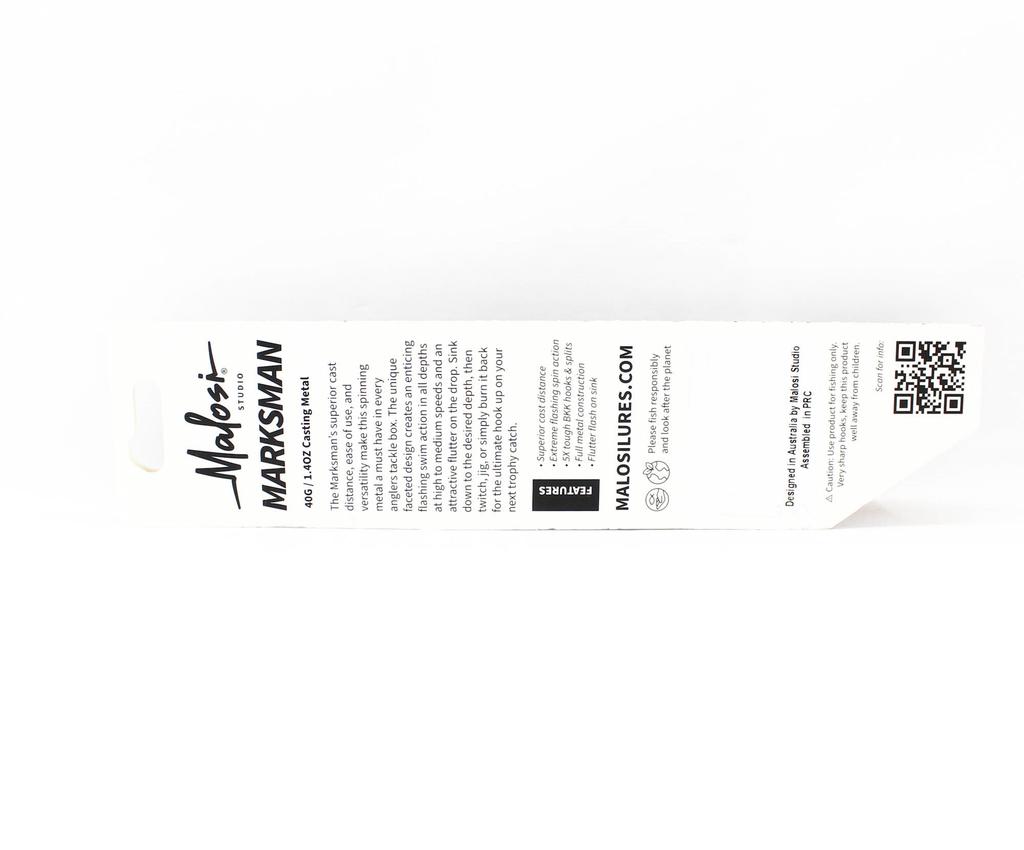 Malosi MA40-OX Metal Slicer Marksman 40 Grams Onyx (1822)