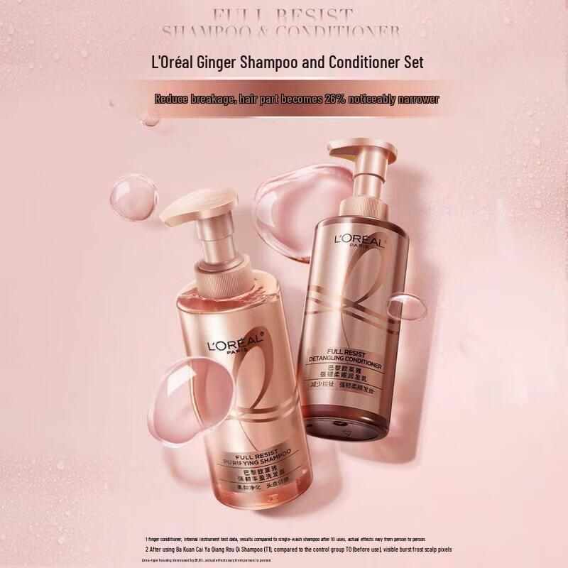 L'Oréal Strong Smooth Shampoo & Conditioner Set