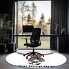 Harlequins Rugby Printed Round Rug Carpet Chair Rug Area Rug Entryway Doormats,for Office Chair Living Room Bedroom Kitchen Room.