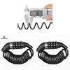 Bicycle Lock Steel Cable Security Lock With Combination Code For Mountain Bike Storage