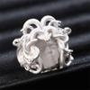 1Pcs Gold Adjustable Open Band Handmade Vintage Punk  Jewelry Accessory Unisex Gothic Greek Queen Snake Ring