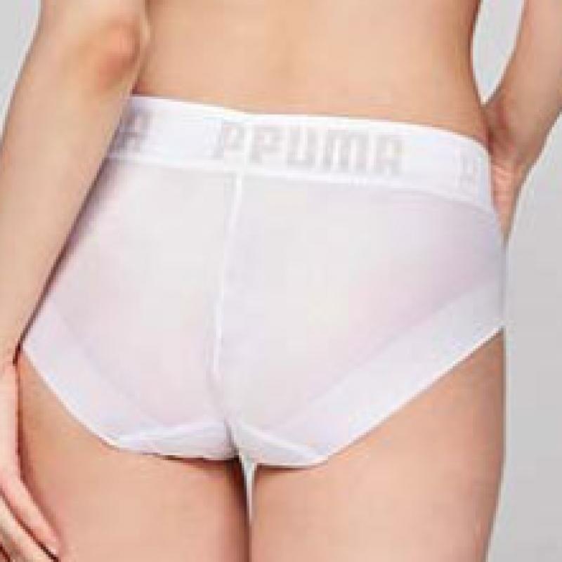 Puma Bodywear Puma Active Comfort Bra Panty 2 Piece Purple White