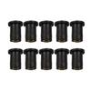 Rubber Well Nuts Motorcycle Fairings Fasteners Brass Nuts for Windshields Windscreen M4 10 Pieces