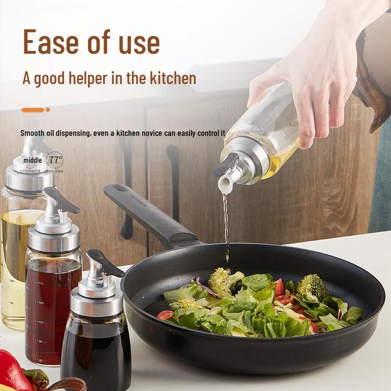 Dorian Glass Oil & Vinegar Dispenser Bottles