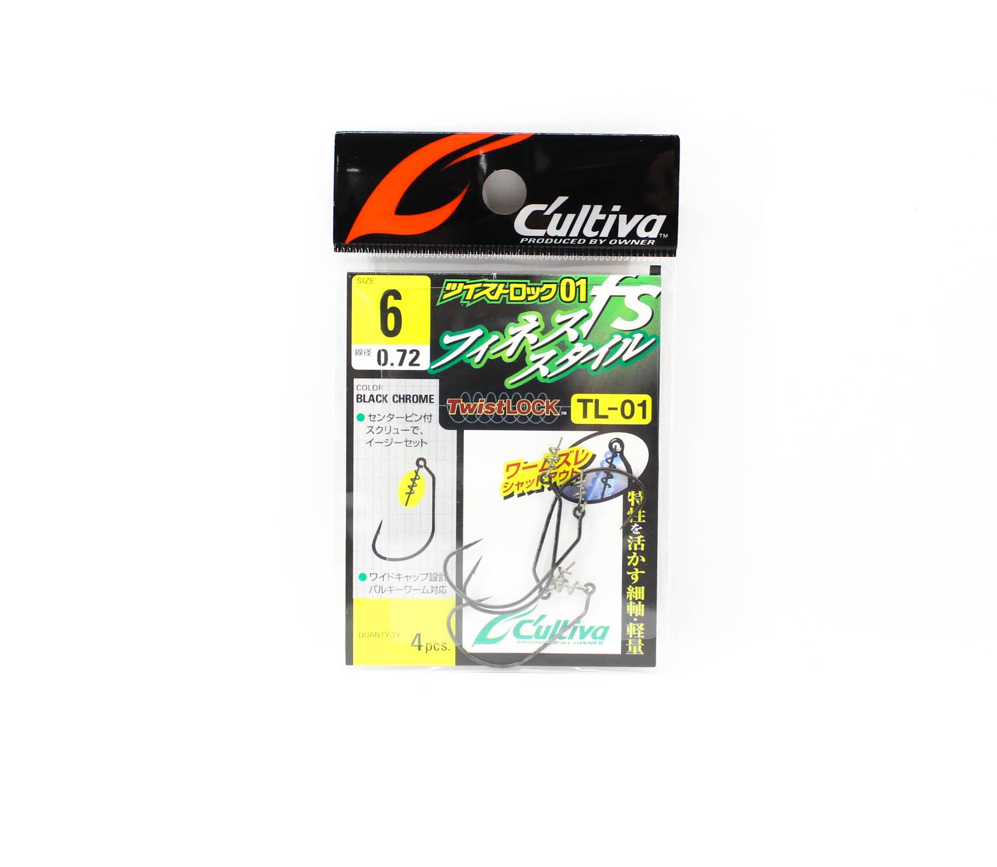 

Крючок Owner TL-01 с поворотным замком Finesse Worm, размер 6 (0271)