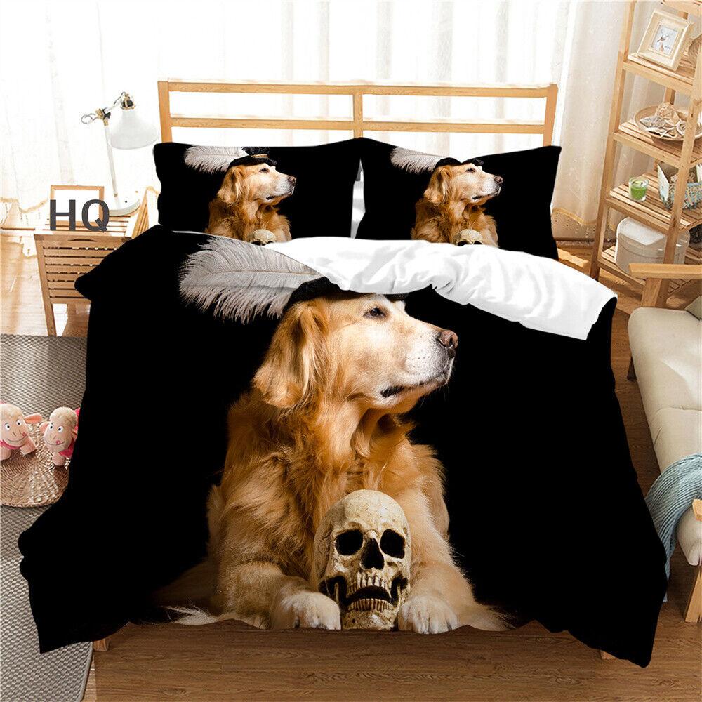3D Skull Duvet Cover Youth Comforter Cover Home Textiles Bedding Set Pillowcase