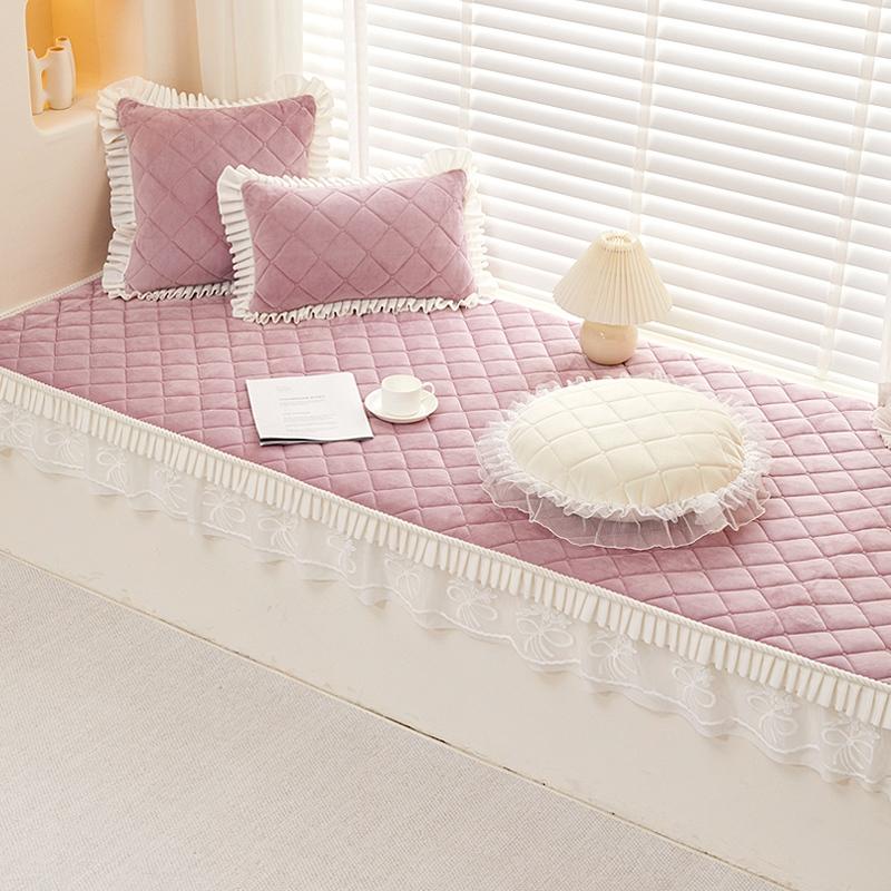 Princess Style Window Cushion Ledge Cushion Four Seasons Universal Bedroom Balcony Cushions Blanket Cushion