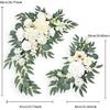 Pack of 2 Wedding Arch Flowers,Wisteria Hanging Flowers,Faux Flowers,Flower Garland Be Suited to Wedding Arch,Aisle Decorations for Wedding