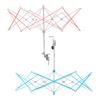 Umbrella Shape Swift Yarn Thread Fiber String Wool Winder Holder Hand Knitting Craft Tools For Patchwork DIY Accessories