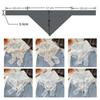 Embroidered Flower Lace Flower Hair Scarf Y2K Streetwear Chic Lace Mini Skirt Bohemian Casual Hollow Out Skirt Jeans Decoration
