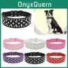 Dog Collar Adjustable Necklace Pu Leather Pet Cat Puppy Collar Crystal Sparkling