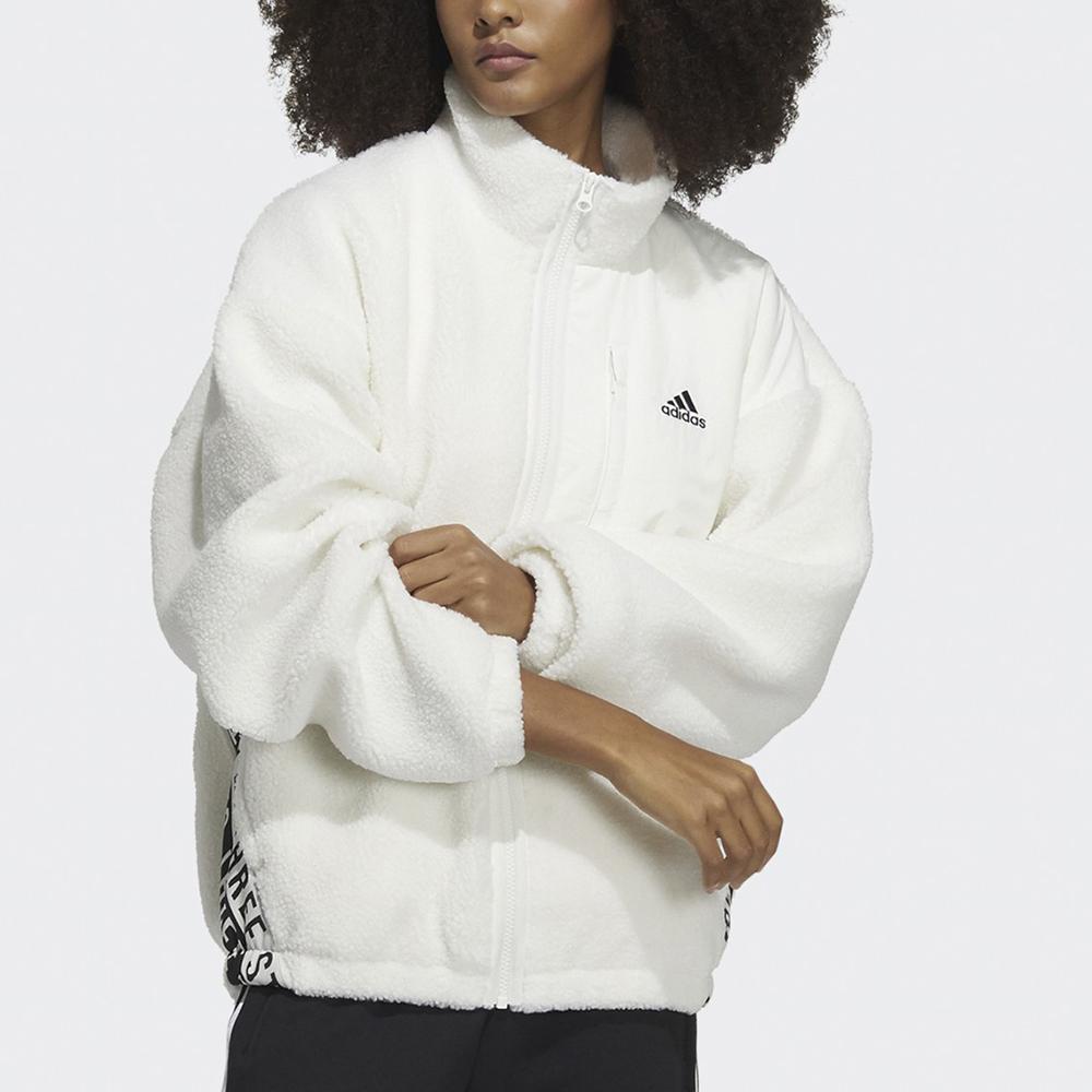 Adidas W Boa Jacket Side Stripe Jacket Women Jacket White HD0362