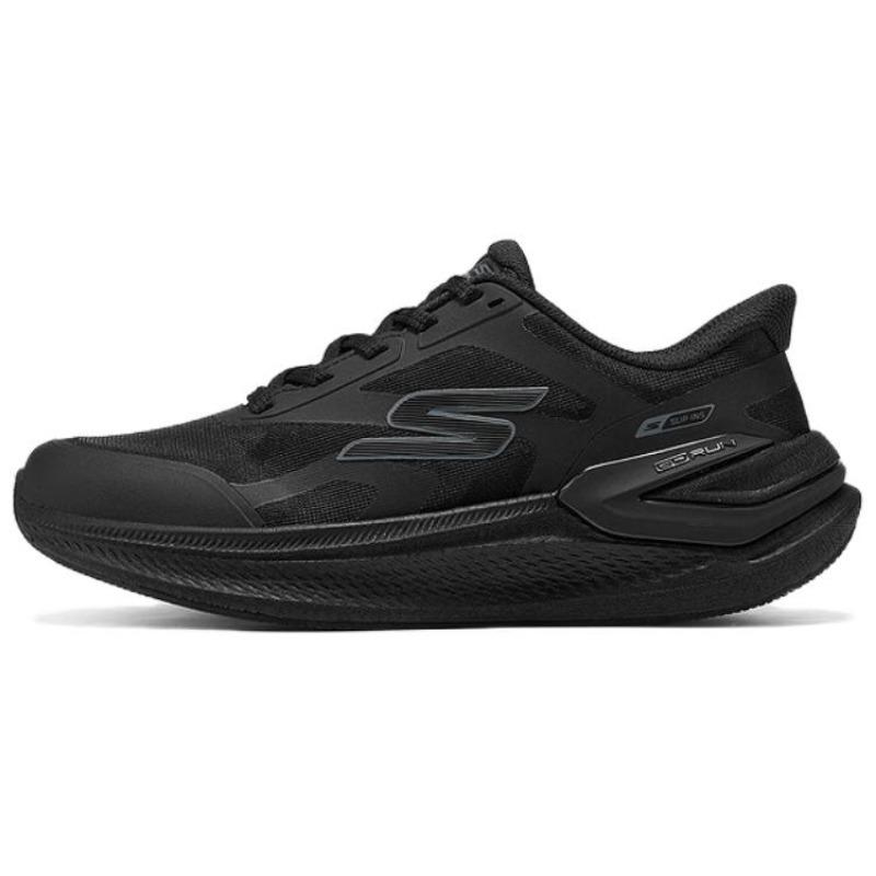 Skechers Women s GO Series Fabric Low Running Shoes Black 129782-BBK 35.5