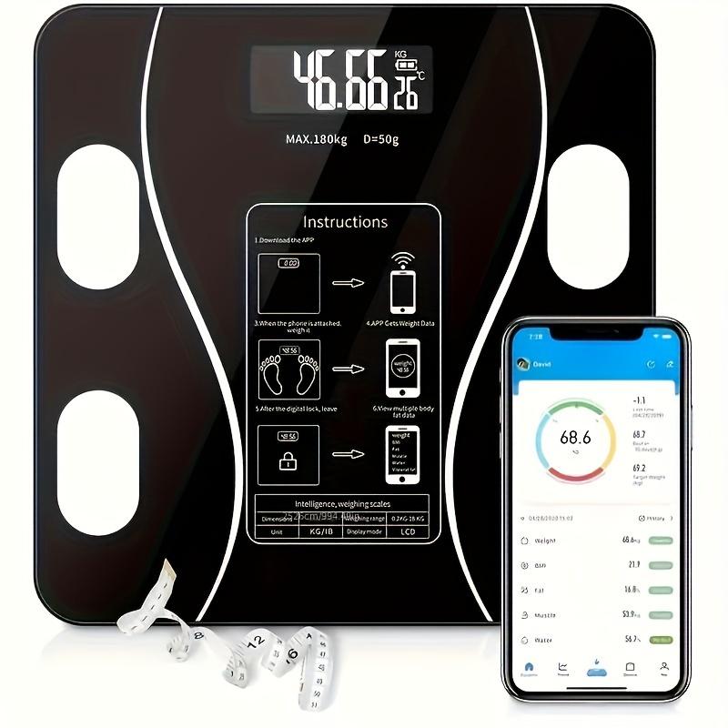 1pc Personal Weight, Healthy Body Fat, Smart Weight Scale, Household Weight Scale, Lithium Battery Body Fat Scale