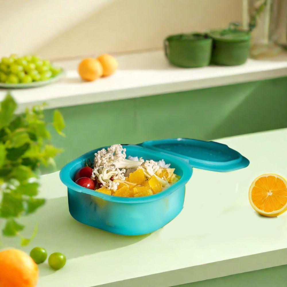 2Pcs Silicone Food Storage Container Sealed Lunch Box Multifunctional Refrigerator Organizer  Hiking