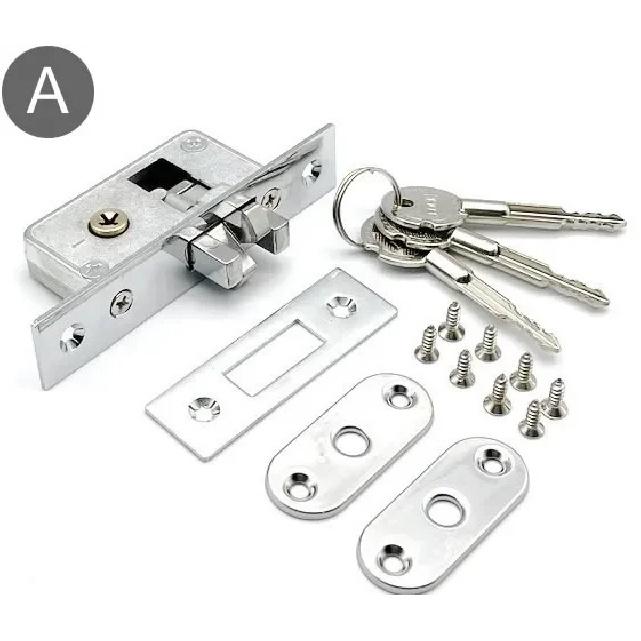 Invisible/Mortise lock,Sliding Door Invisible Hook lock,Alloy Lock body,For Framed Glass Door,strong, durable,Door Hardware