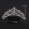 Stylish For Girls Sweet Tiara Ornaments Crown Hair Comb Fashion Accessories Hair  Styling Accessories Headwear Wedding  Jewelry