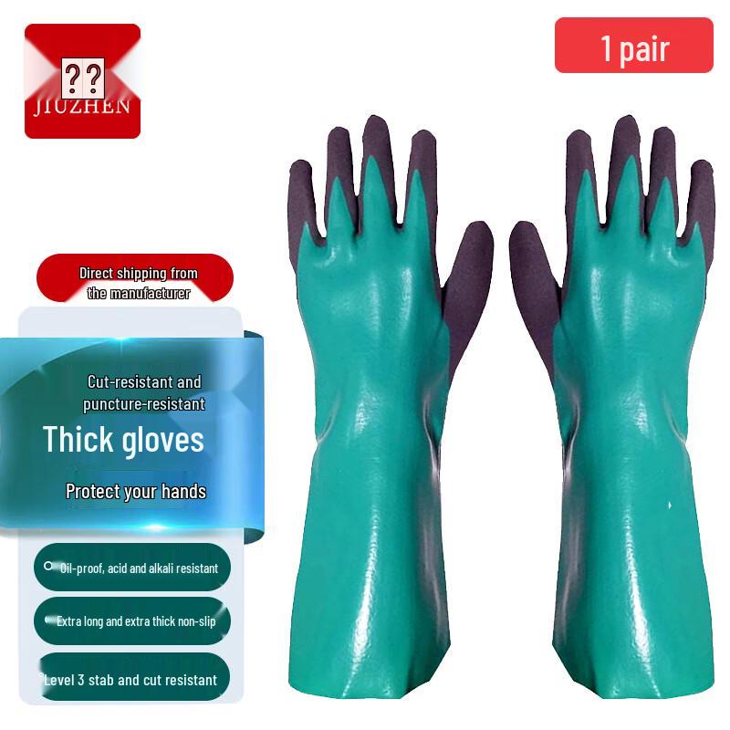 JiuZhen YZ0401 Nitrile Cut-Resistant Industrial Work Gloves