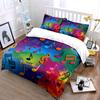 Colorful Musical Notes Bedding Bedding Duvet Cover Set Duvet Cover Pillowcases  (1 * Duvet Cover 2 * Pillowcases, Without Duvet Insert)