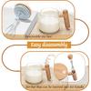 Electric Self Stirring Coffee Mug, 400ml High Speed Mixing Cup with Lid, High Borosilicate Glass, Home Office for Coffee, Milk, Protein (Not Included