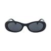 MIU MIU Oval Sunglasses With Sculpted Temples Women Sunglasses Black MU06ZS1AB5S0C